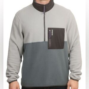 Patagonia Men's Microdini Half Zip Pullover Size M Dual Grey Tones EUC 2024